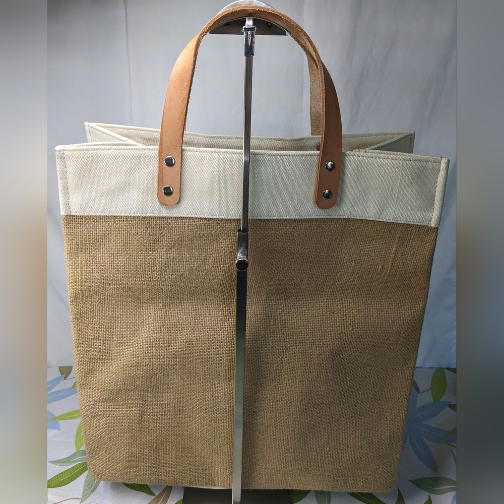 Brighton Love The Earth, Earth Day Woven Tote W/ Leather Trim 🌎 - Picture 6 of 12